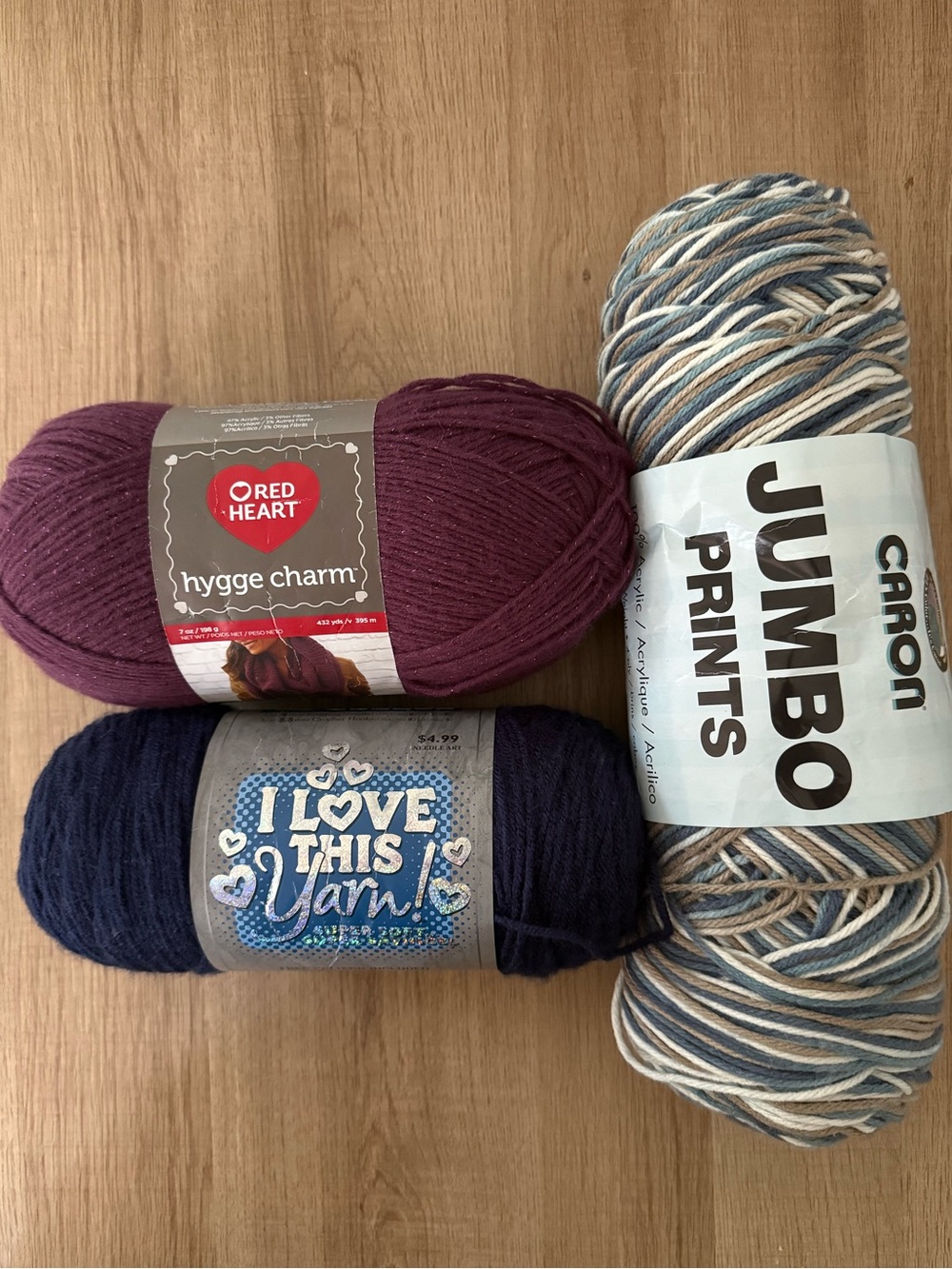 Worsted Weight Acrylic Lot